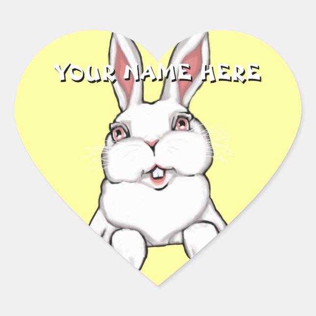 Easter Bunny Stickers Custom Easter Stickers (Front)