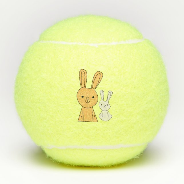 Easter Bunny Tennis Balls (Front)