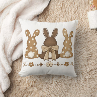 Easter Bunny Throw Pillow Design