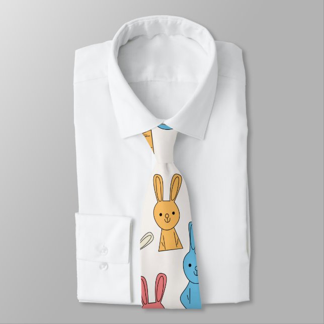 Easter Bunny Tie (Tied)