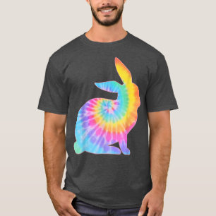 Easter Bunny Tie Dye Retro Egg Hunt T-Shirt