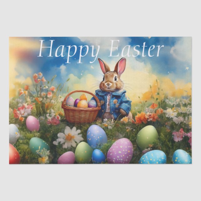 Easter Bunny  Tissue Paper (Front)