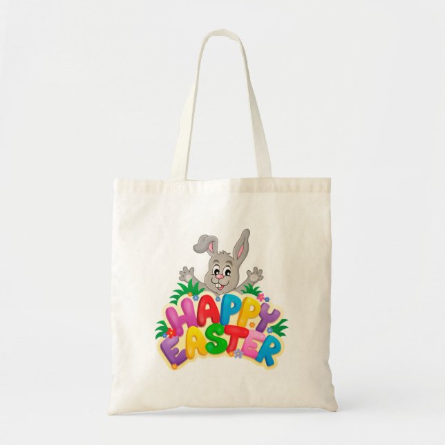 Easter Bunny Tote Bag (Front)