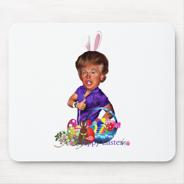 easter bunny trump mouse mat (Front)