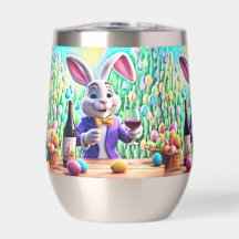 Easter Bunny Wine Time