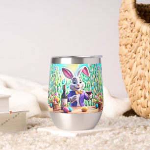 Easter Bunny Wine Time