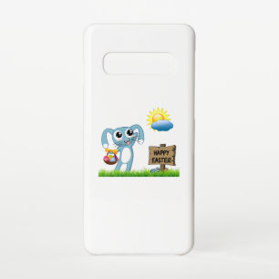 Easter Bunny wishes a Happy Easter Samsung Galaxy Case