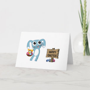 Easter Bunny wishes Happy Easter Card
