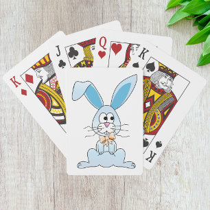 Easter Bunny With A Bow Tie Playing Cards