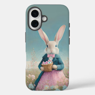 Easter bunny with Easter Eggs Happy Easter iPhone 16 Case