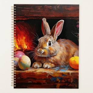Easter Bunny with Easter eggs Planner