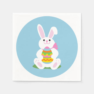 Easter Bunny with Egg | Luncheon Napkin