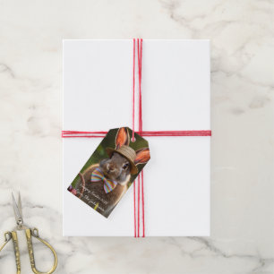 Easter Bunny with Eggs Gift Tags