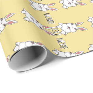 Easter Bunny Wrapping Paper Personalised Paper
