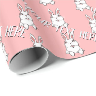 Easter Bunny Wrapping Paper Personalised Paper