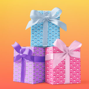 Easter Bunny Wrapping Paper Sheet