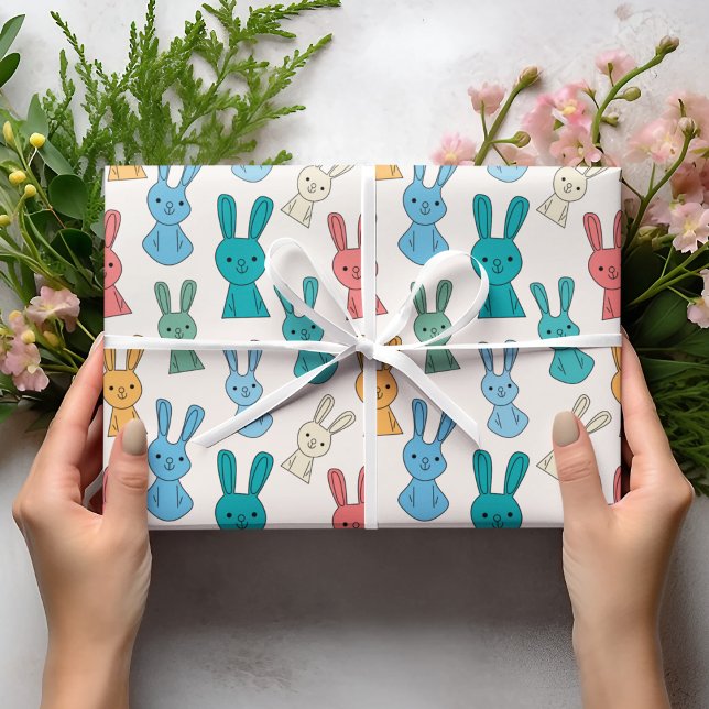 Easter Bunny Wrapping Paper Sheet (Creator Uploaded)