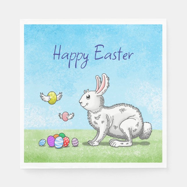 Easter Bunny's Egg Hunt Napkin (Front)