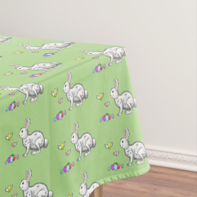 Easter Bunny's Egg Hunt Tablecloth (In Situ)