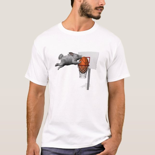 Easter Bunny's Perfect Slam Dunk T-Shirt (Front)