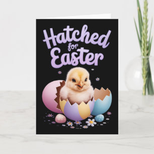 Easter By Chicks Hatched For Easter Card