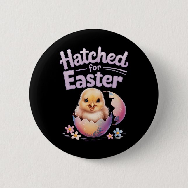 Easter Byby Chicks Hatched For Easter  6 Cm Round Badge (Front)