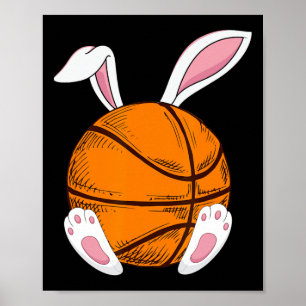 Easter Bysketbyll Rabbit Bunny Happy Easter Day  Poster