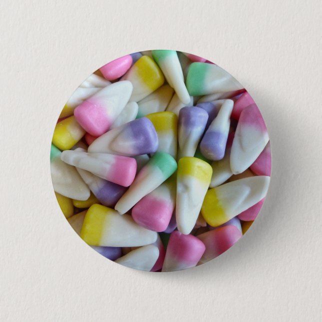 Easter Candy Corn 6 Cm Round Badge (Front)