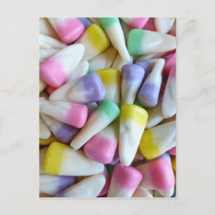Easter Candy Corn Holiday Postcard