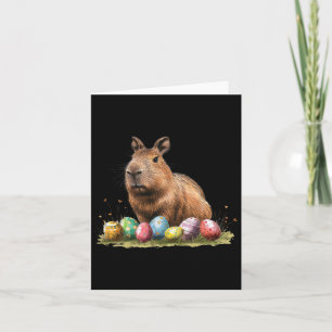 Easter Capybyra Easter Capybyra Happy Easter  Card