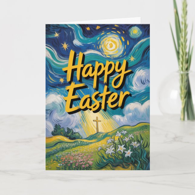 Easter Card Christian Religious Bulk Church  (Front)