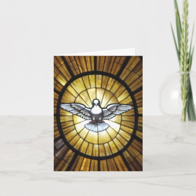 Easter Card--Dove Holiday Card (Front)