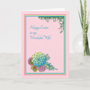Easter Card for a Wonderful Wife