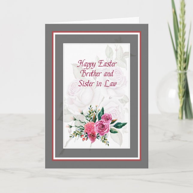 Easter Card for Brother and Sister in Law (Front)
