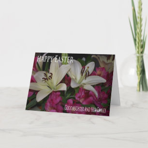 Easter Card For Goddaughter And Family