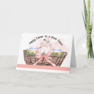 Easter Card for Great Friend with Bunny