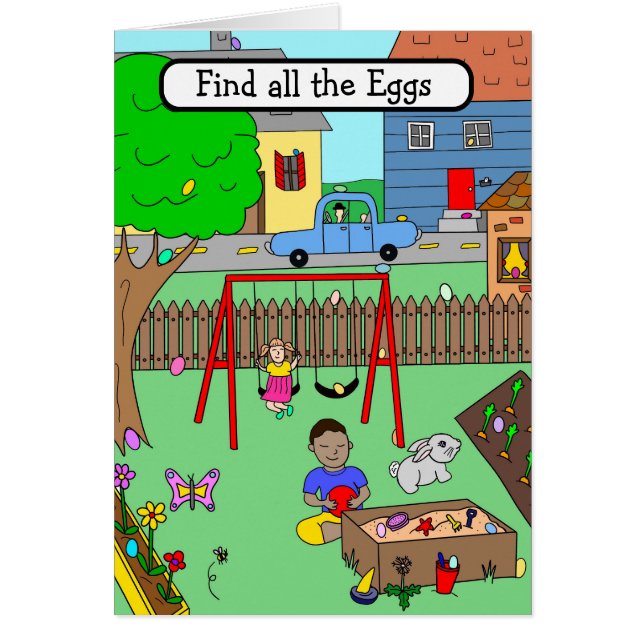 Easter Card for Kids (Front)