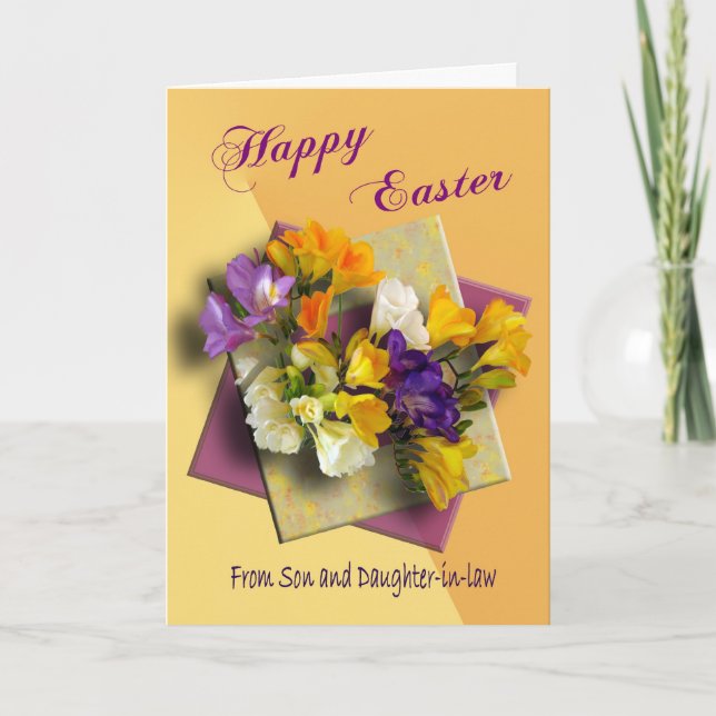 Easter Card from Son and Daughter in law (Front)