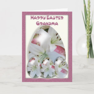Easter Card Grandma, will lillie Easter Eggs