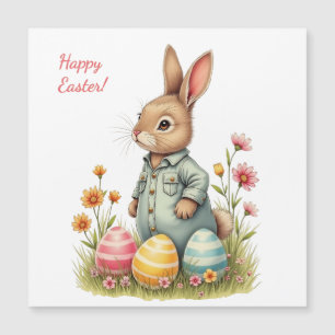 Easter card in soft pastel colours