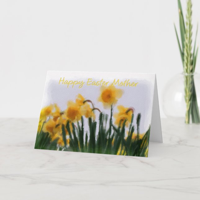 Easter Card - Mother Daffodils (Front)