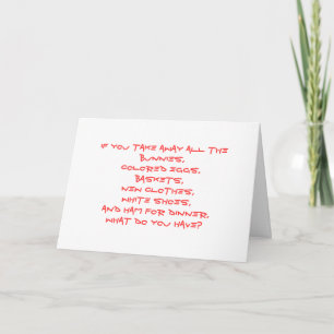 Easter Card with Gospel Message