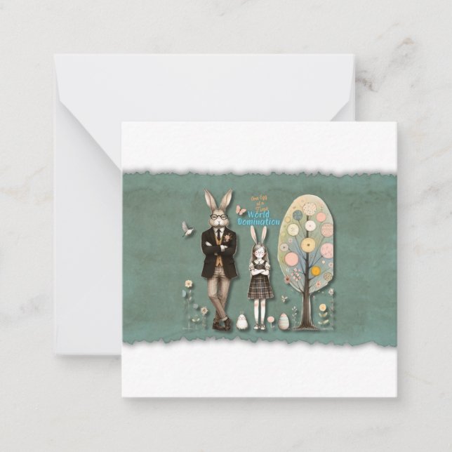 Easter Card - World Domination, One Egg at a Time! (Front)