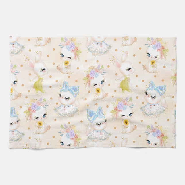 Easter Cards Tea Towel (Horizontal)