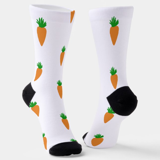 Easter Carrot Socks (Angled)