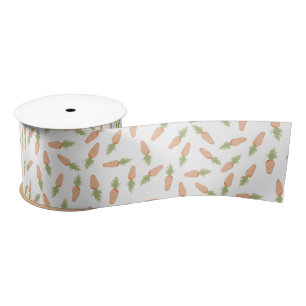 Easter Carrots Ribbon Satin Ribbon