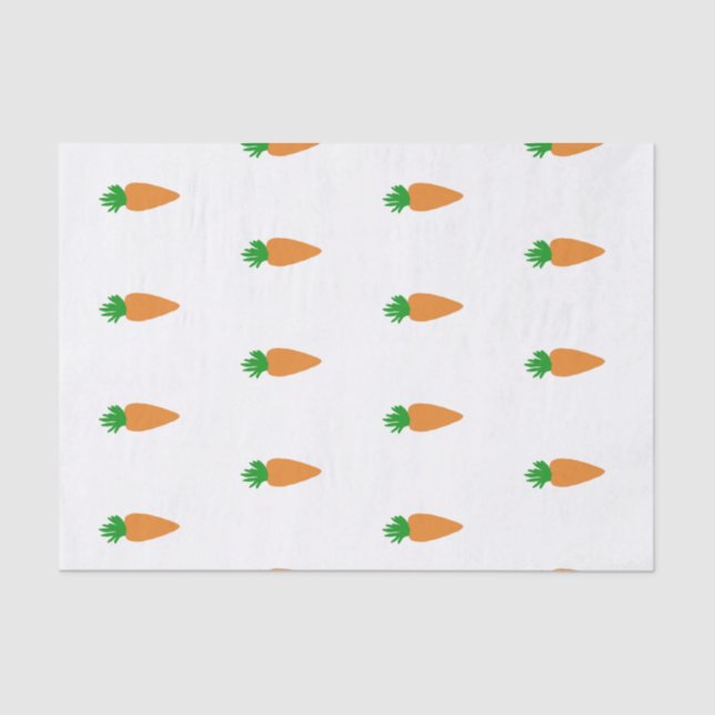 Easter Carrots Tissue Paper (Front)