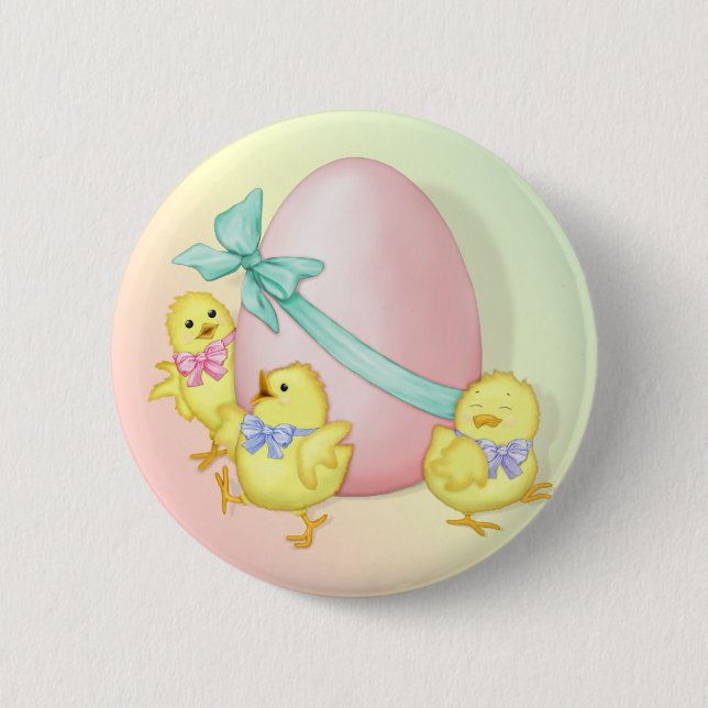 Easter Celebration 6 Cm Round Badge (Front)