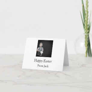 easter celebration add QR photo happy easter Card