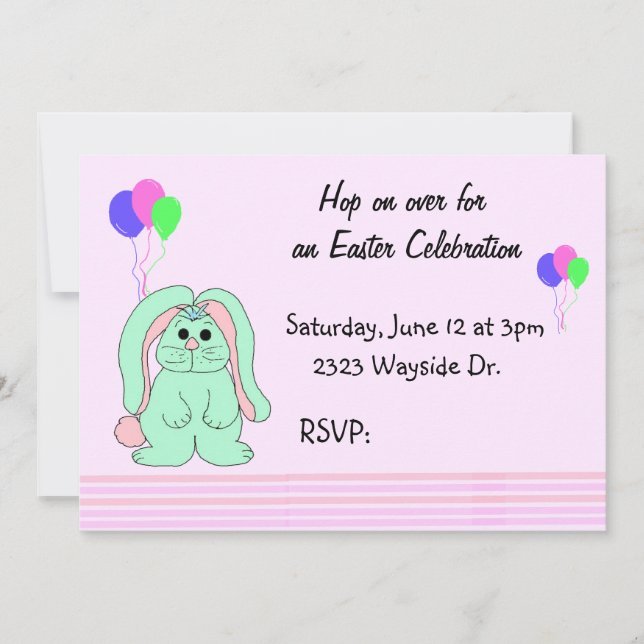 Easter Celebration Invitation (Front)